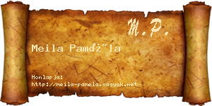 Meila Paméla névjegykártya